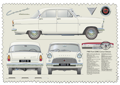 Ford Consul 204E Deluxe 1959-61 Glass Cleaning Cloth